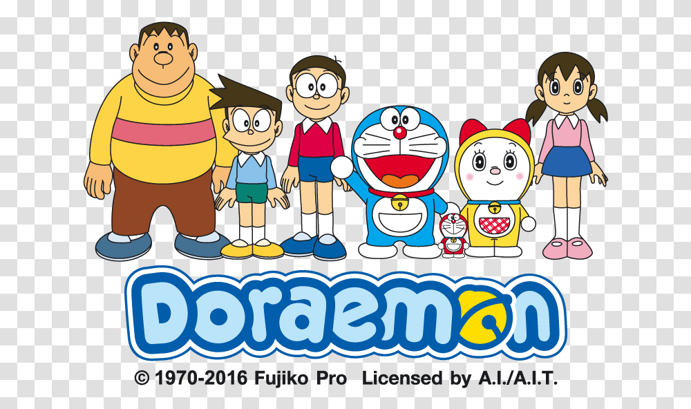 Doraemon Logo Doraemon Characters, Doll, Toy, Family, Art Transparent Png