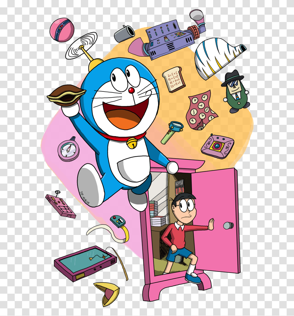 Doraemon, Person, Advertisement Transparent Png
