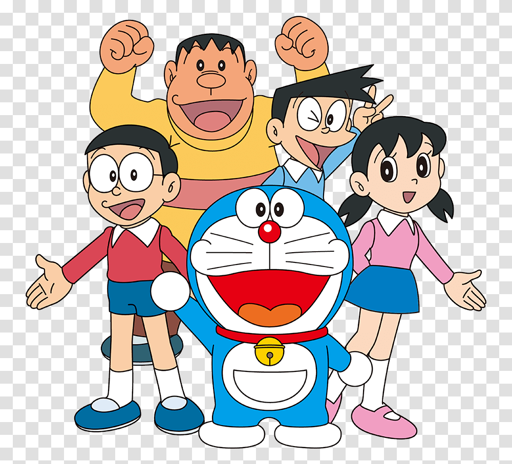 Doraemon Pictures Posted By Ethan Peltier Doraemon And Nobita, Person, People, Family, Comics Transparent Png