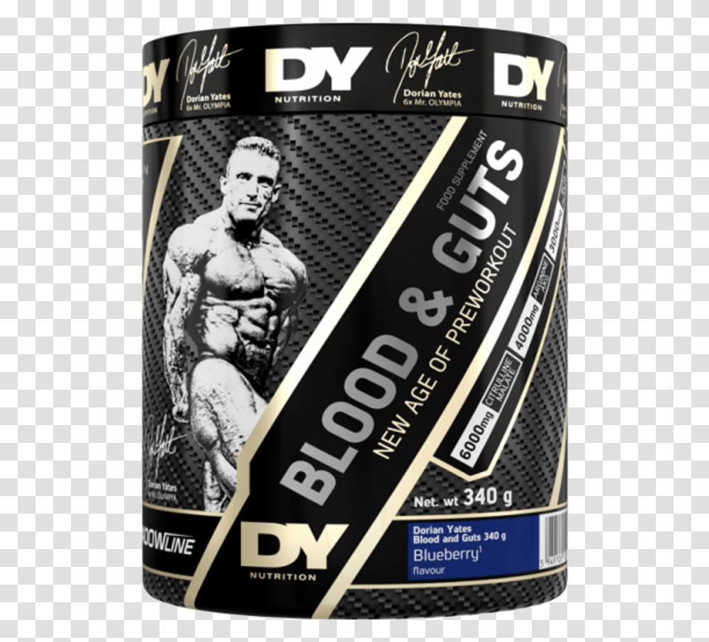 Dorian Yates Blood And Guts Blood And Guts Pre Workout, Person, Beer, Alcohol, Beverage Transparent Png