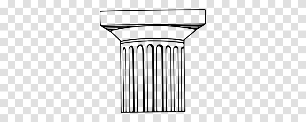 Doric Order Ionic Order Classical Order Capital Column Free, Gray, World Of Warcraft Transparent Png