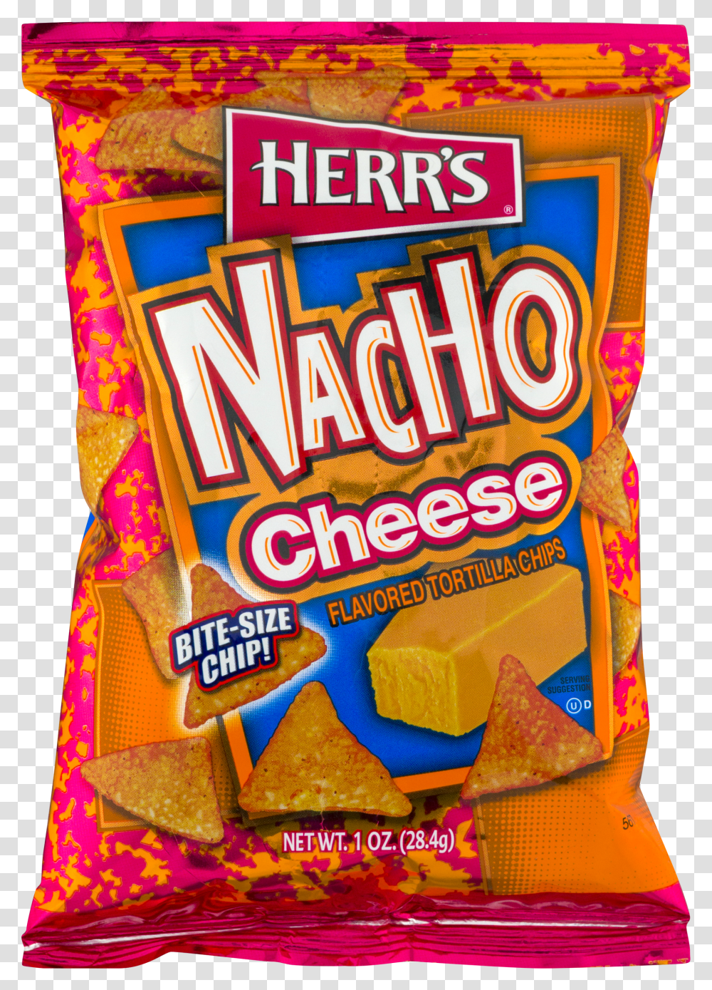Dorito Bag Herr's Nacho Cheese Tortilla Chips Transparent Png