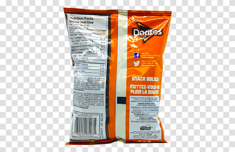Doritos Chip, Bottle, Food, Label Transparent Png