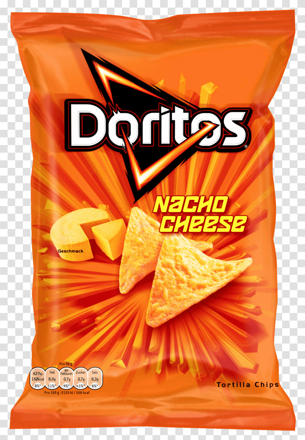 Doritos Chips Nacho Cheese Doritos With Melted Cheese, Food, Bread, Snack, Taco Transparent Png