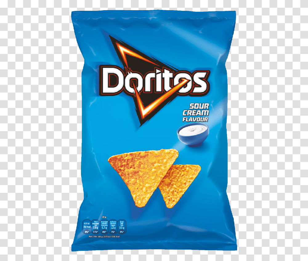 Doritos Chips Sour Cream, Food, Bread, Snack, Cracker Transparent Png