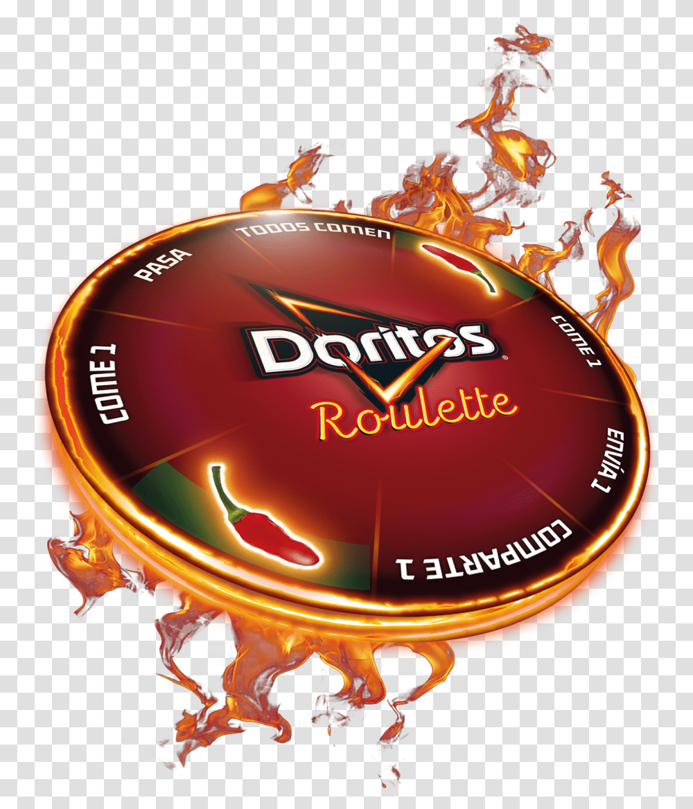 Doritos Roulette Logo Doritos Ruleta Logo, Birthday Cake, Fire, Flame Transparent Png