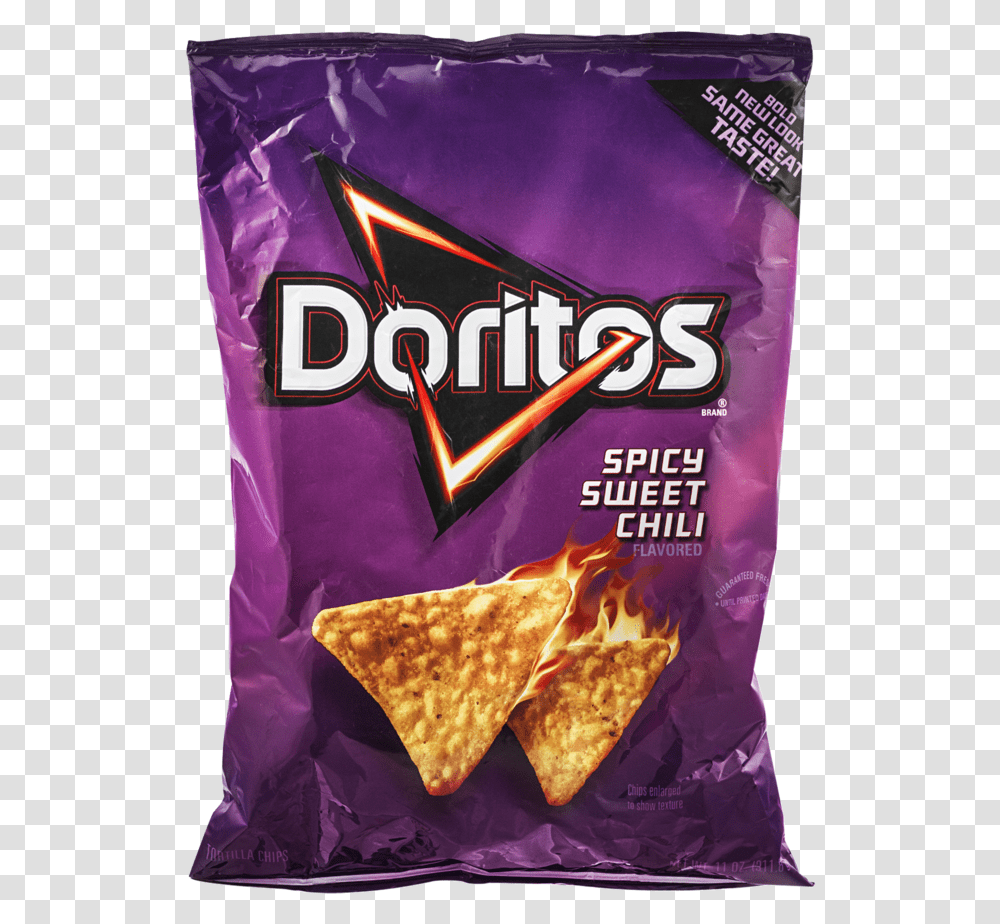 Doritos Tortilla Chips Spicy Sweet Chili, Food, Pizza, Bread, Pancake Transparent Png