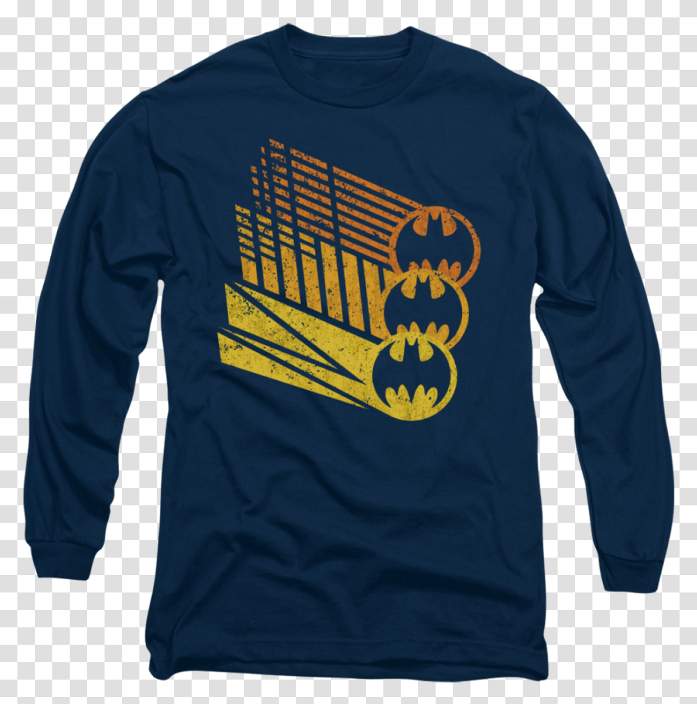 Dorkees Com Batman Bat Signal Shapes Long Sleeve T Shirt, Apparel, Person, Human Transparent Png