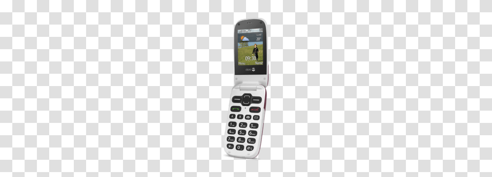 Doro Easy Flip Phone Graphite White Sim Free Unlocked Ebay, Mobile Phone, Electronics, Cell Phone, Person Transparent Png
