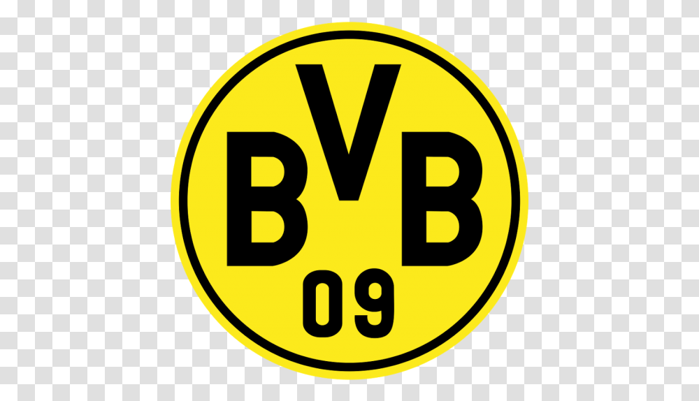 Dortmund Logo Circle, Symbol, Text, Road Sign, Label Transparent Png