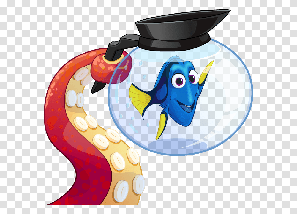 Dory Clipart File Finding Dory Octopus Hearts, Animal, Sea Life, Invertebrate Transparent Png