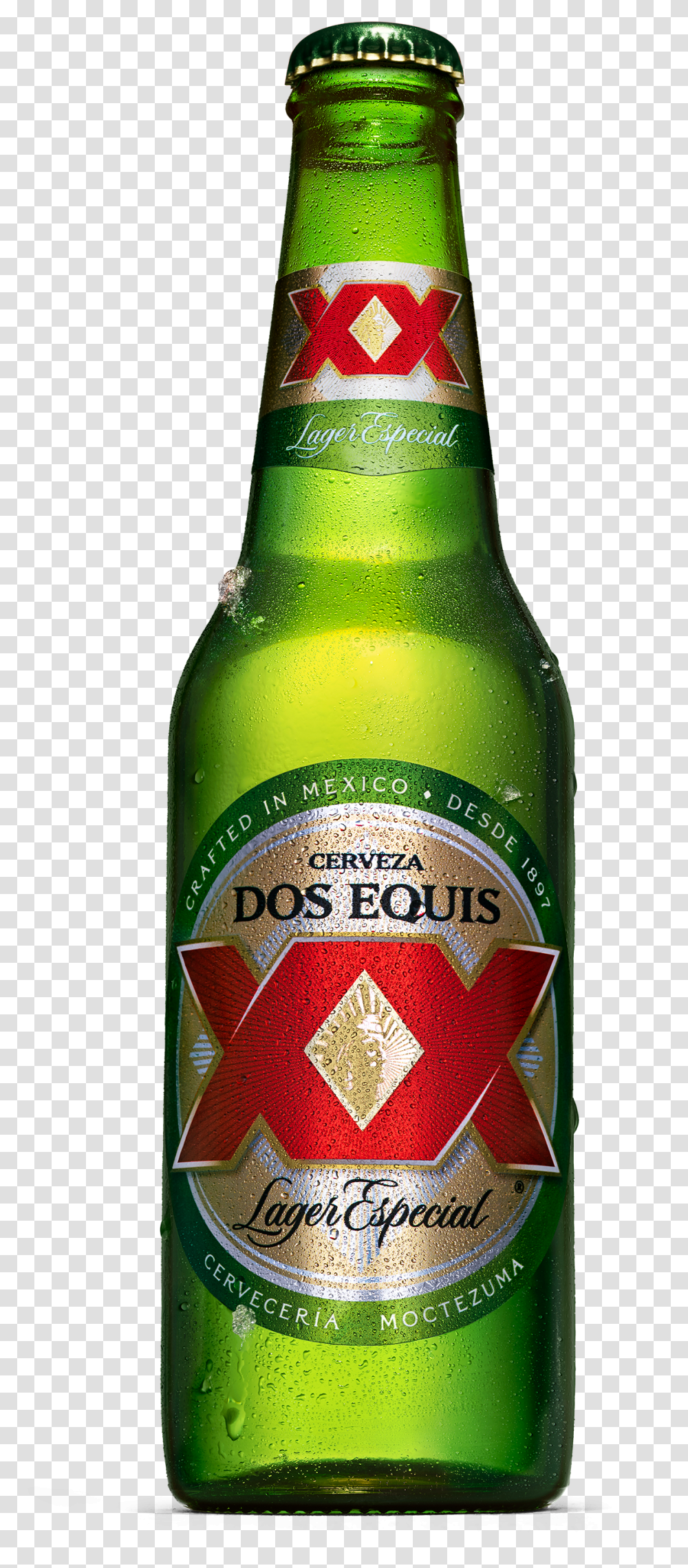 Dos Equis Lager Beer Bottle, Alcohol, Beverage, Drink Transparent Png