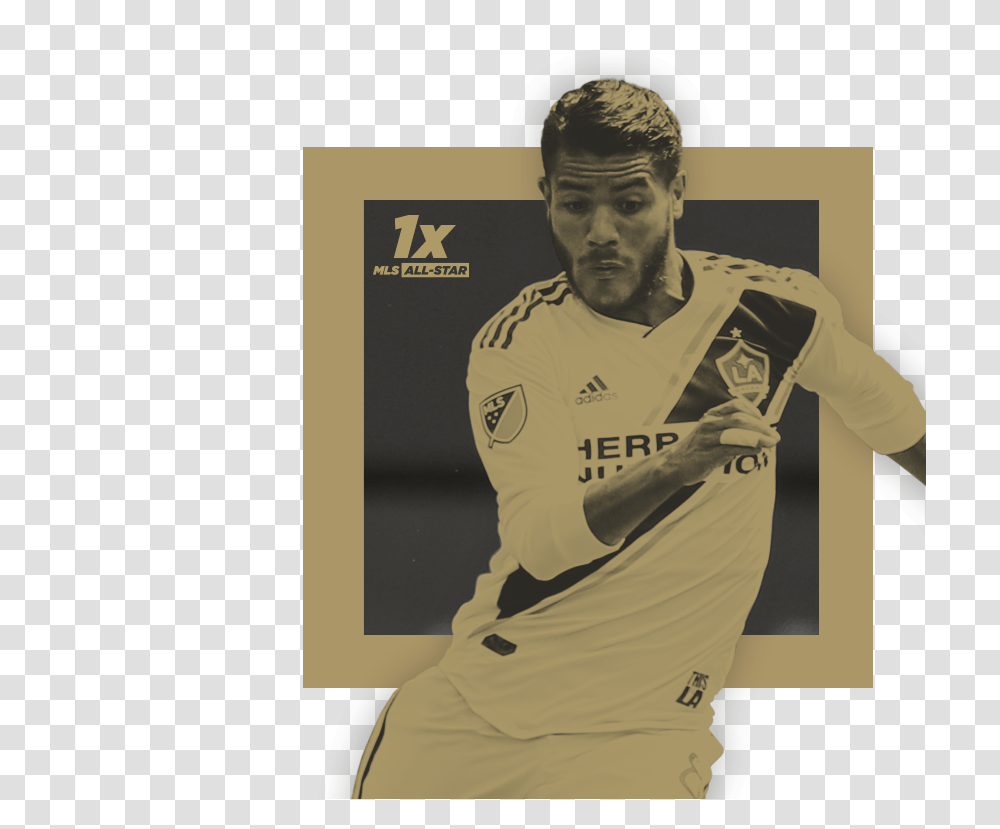 Dos Santos Signed With The La Galaxy In 2017 As A Designated Player, Face, Person, Beard Transparent Png