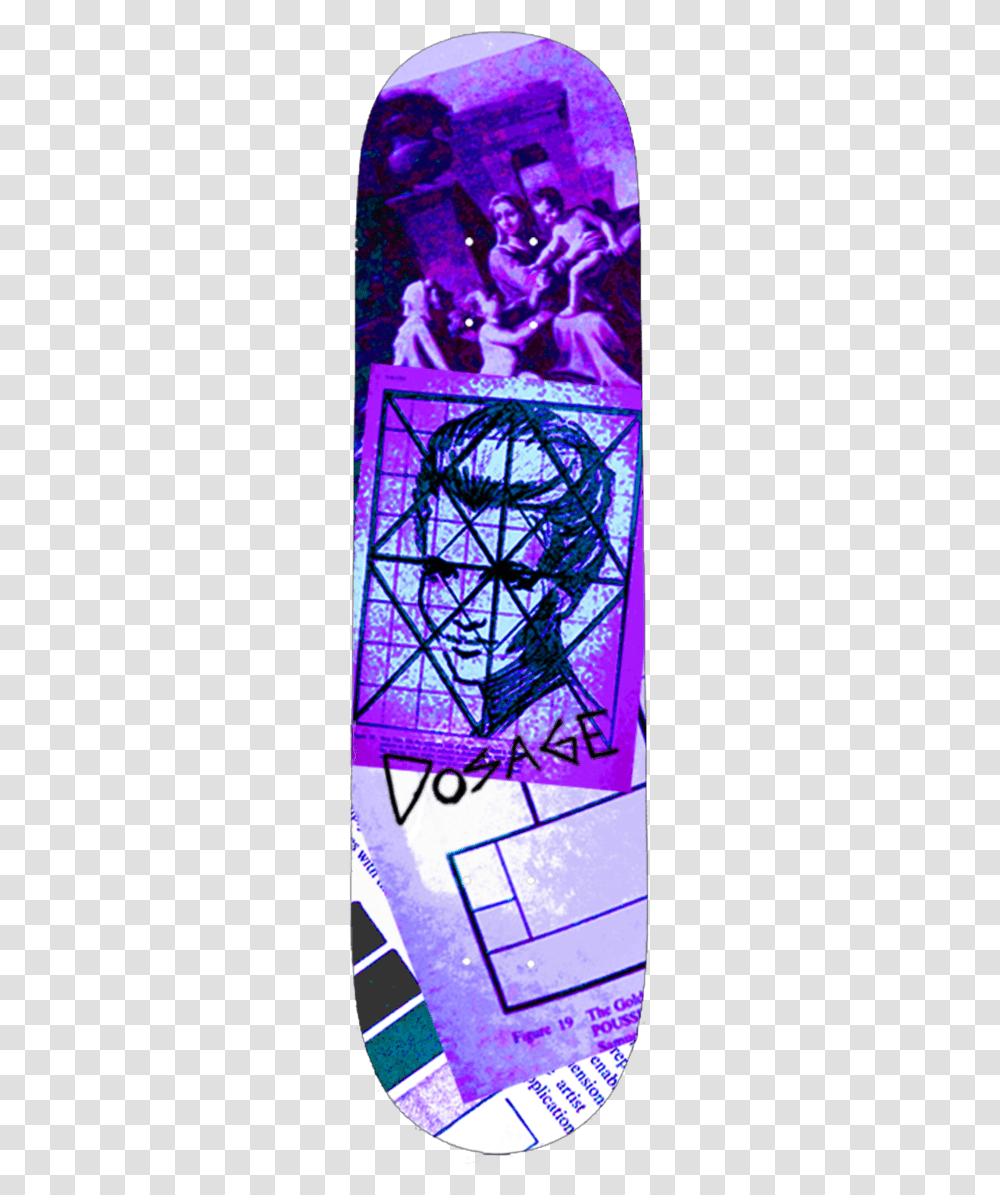 Dosage Skateboards, Stained Glass, Person, Human Transparent Png