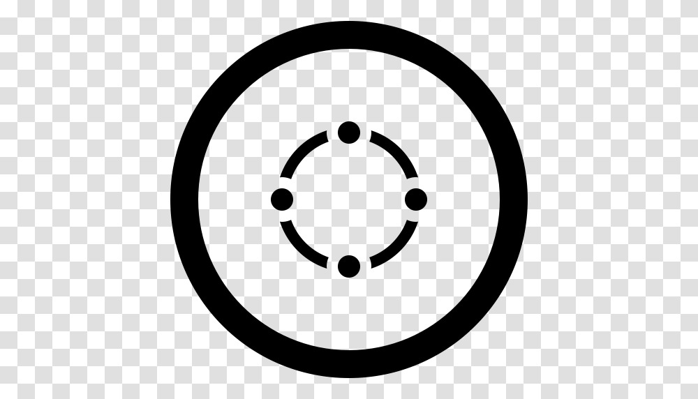 Dot Circle Dot Geometry Icon With And Vector Format For Free, Gray, World Of Warcraft Transparent Png
