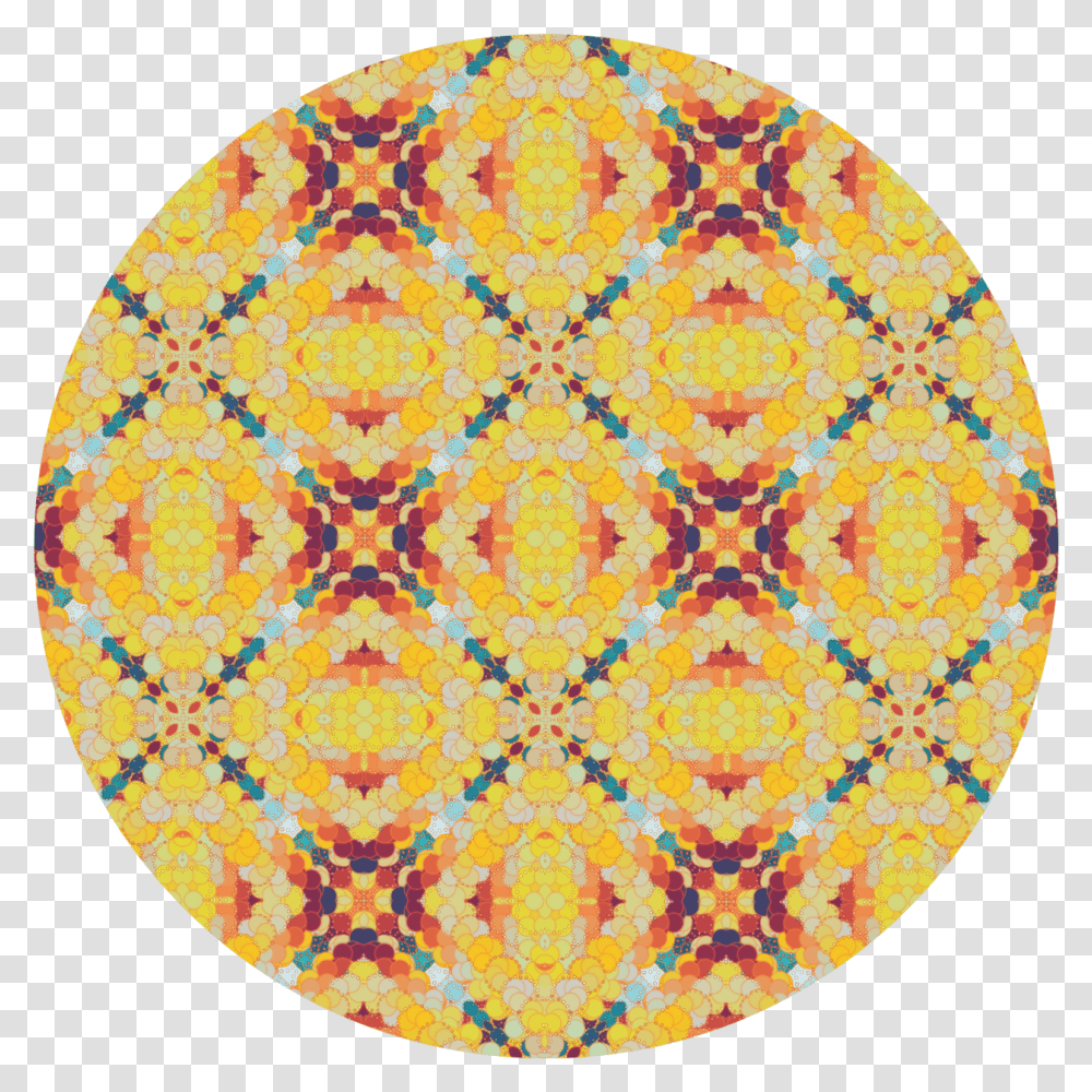 Dot Pattern Circle, Rug, Tile, Floral Design Transparent Png