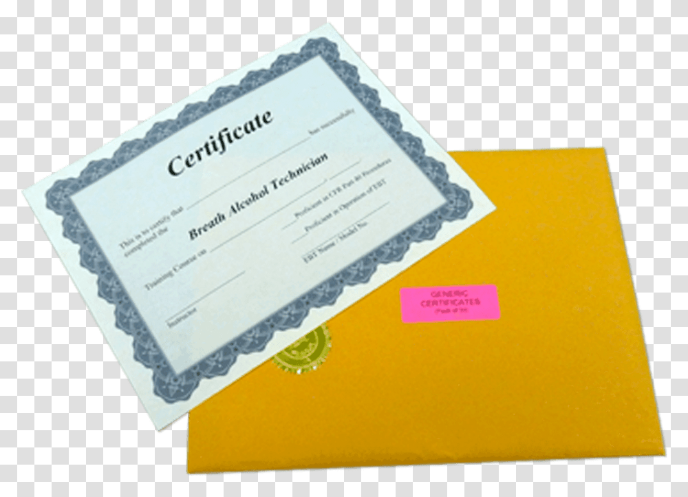 Dot Urine Collector Certificate, Business Card, Paper, Document Transparent Png