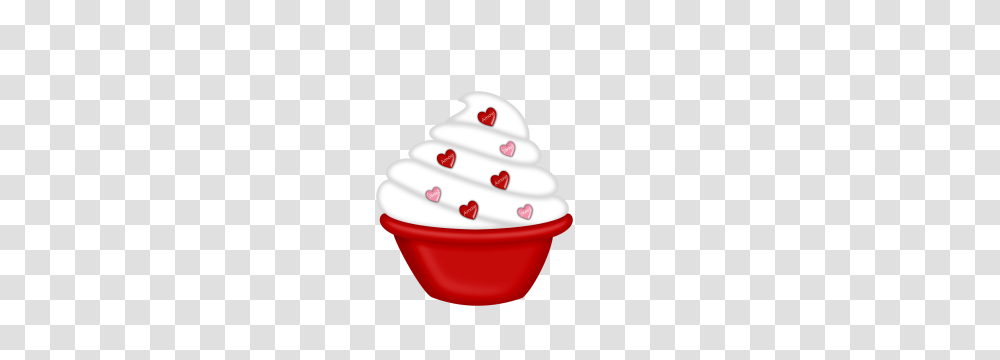Dote On You Cupcakes Clip Art, Dessert, Food, Cream, Creme Transparent Png