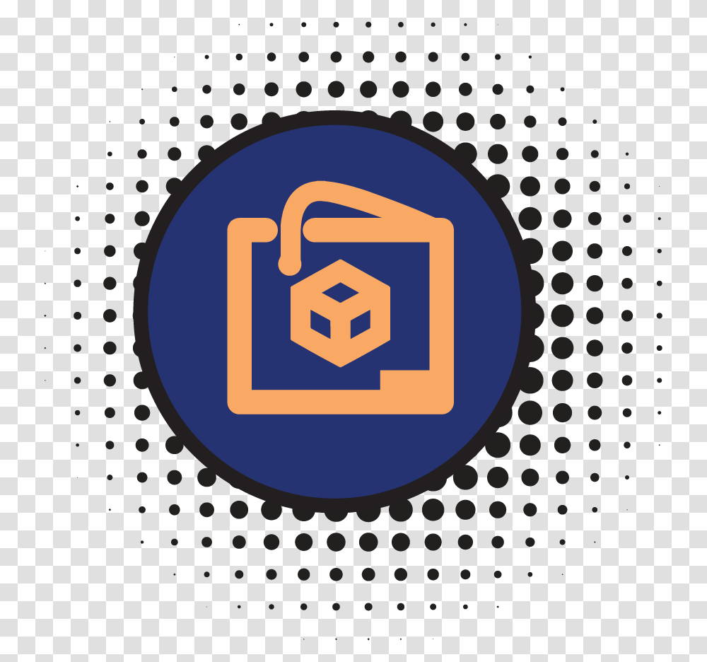 Dots Circle Pattern Overlay, Security, Logo, Trademark Transparent Png