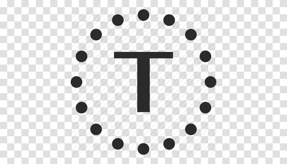 Dots Key Latin Letter T Icon, Cross, Texture, Polka Dot Transparent Png