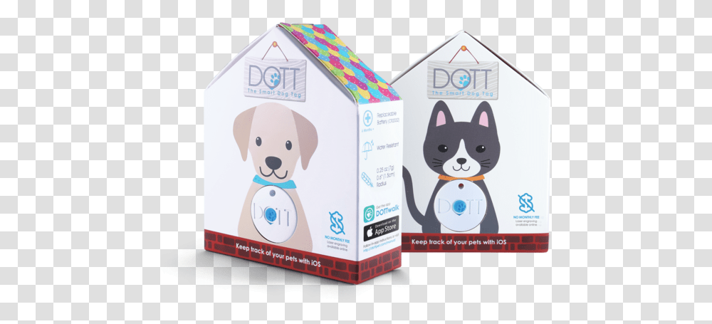 Dott World's Smartest Dog Tag Dottpet, Giant Panda, Cat, Envelope Transparent Png