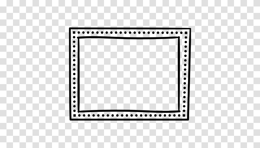 Dotted Line Frame Doodle, Gray, World Of Warcraft Transparent Png