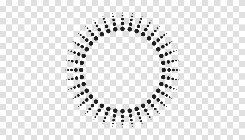 Dotted Sun Rays Circle, Rug, Machine, Spiral Transparent Png