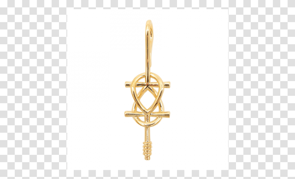 Double Ankh Pendant Pendant, Knot, Key, Gold, Crucifix Transparent Png