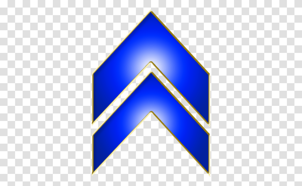 Double Arrow Blue Up Arrow Up Blue, Triangle Transparent Png