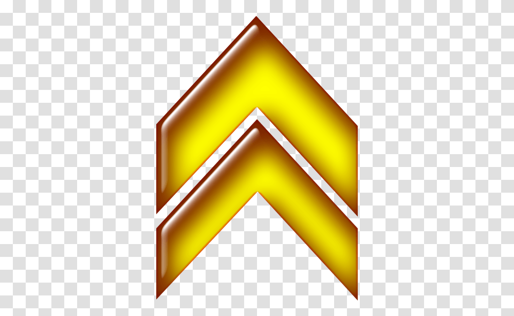 Double Arrow Yellow Up Yellow Double Arrow, Triangle Transparent Png