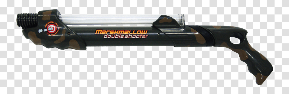 Double Barrel Shooter Marshmallow Fun Company, Machine, Gun, Weapon, Weaponry Transparent Png