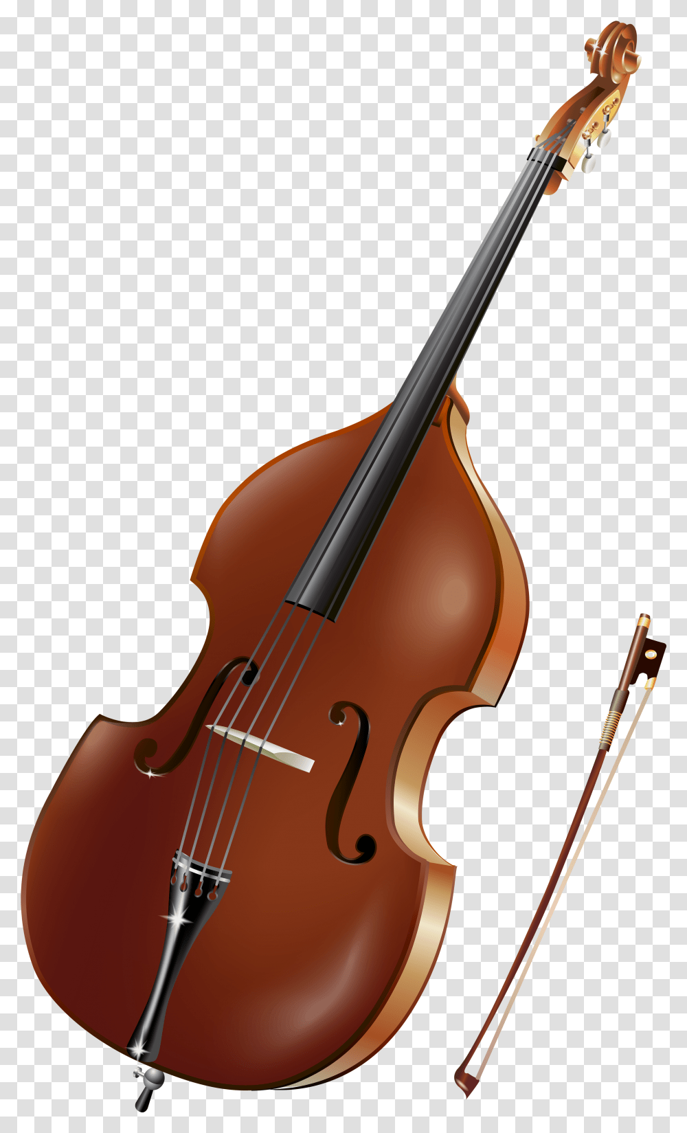 Double Bass Violin Musical Instruments Cello Clip Art Harp Double Bass Images Hd, Leisure Activities Transparent Png