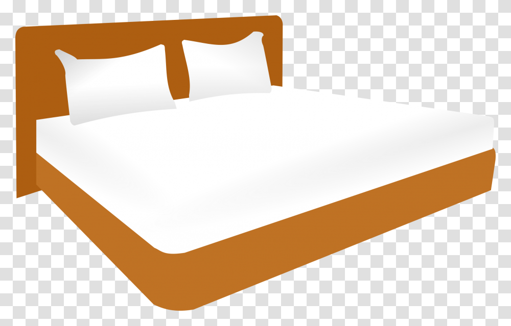 Double Bed Clip Arts King Size Bed Clipart, Furniture, Cushion, Pillow, Mattress Transparent Png