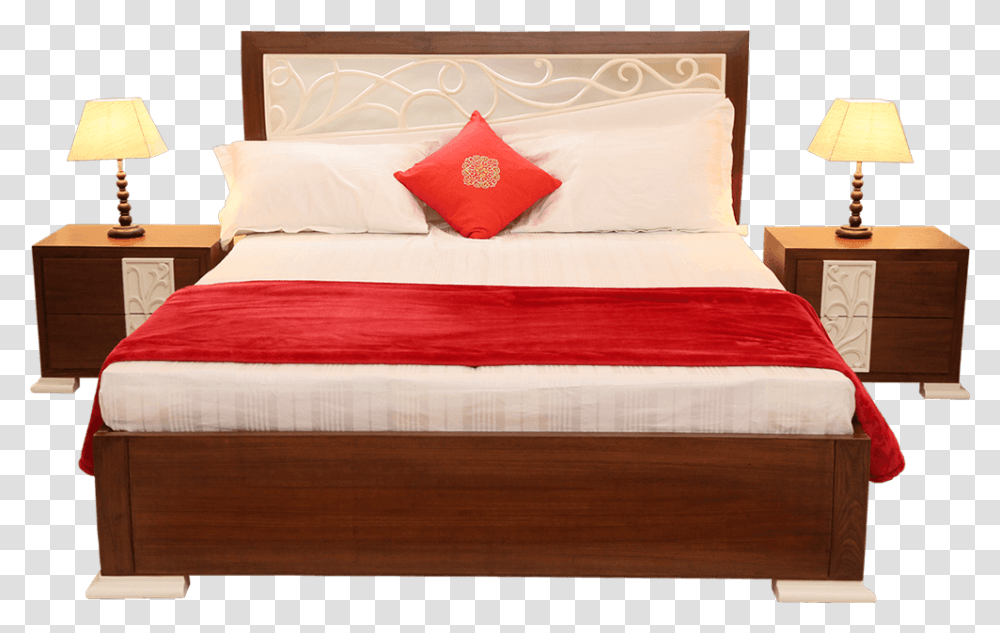 Double Bed Hd, Cushion, Pillow, Furniture, Home Decor Transparent Png