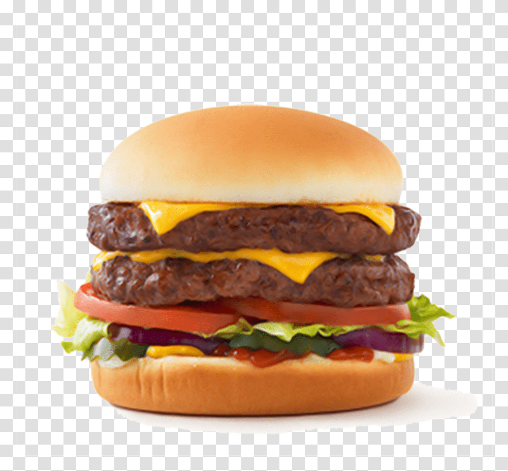 Double Beef Burger, Food Transparent Png