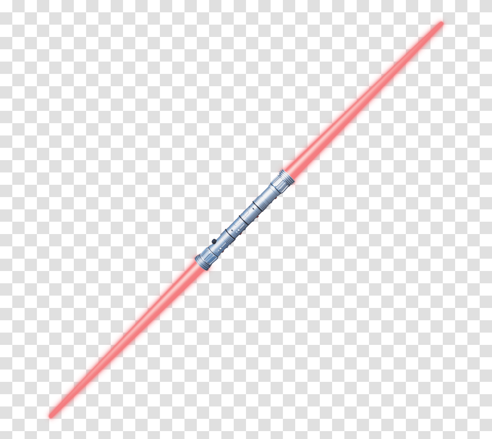 Double Bladed Darth Maul Lightsaber Darth Maul Lightsaber, Weapon, Weaponry, Spear Transparent Png
