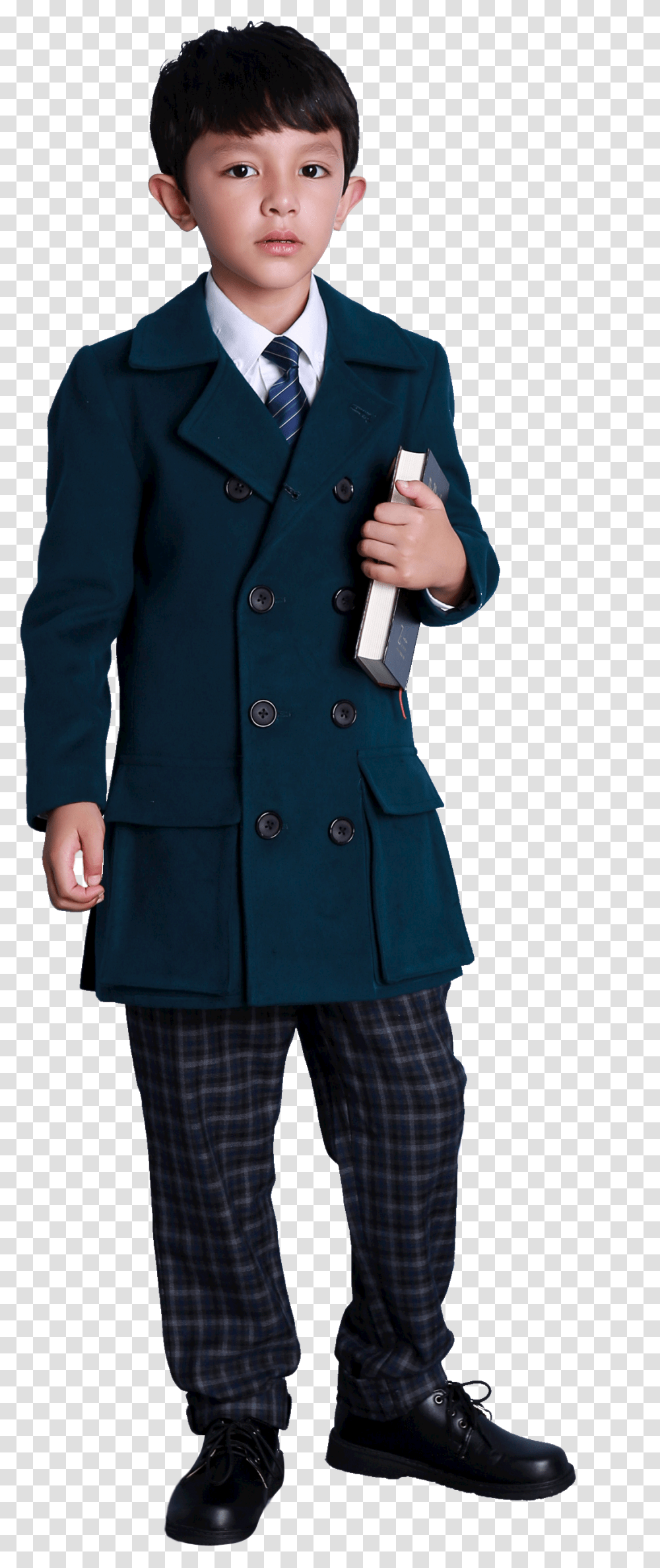 Double Breasted School Uniform, Apparel, Coat, Overcoat Transparent Png