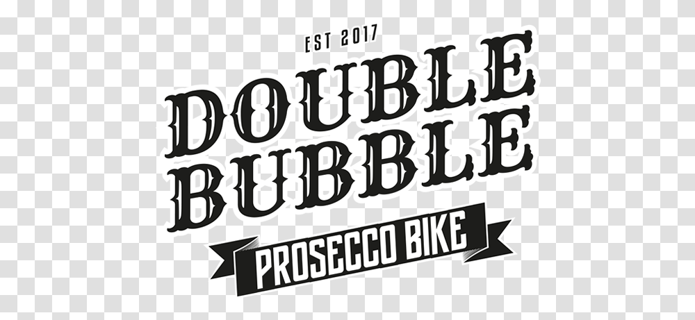 Double Bubble Prosecco Van Graphics, Alphabet, Label, Word Transparent Png