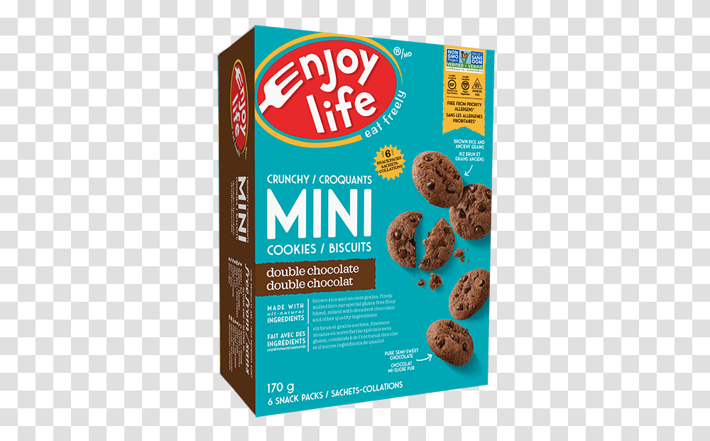 Double Chocolate Crunchy Mini Cookies, Flyer, Poster, Paper, Advertisement Transparent Png