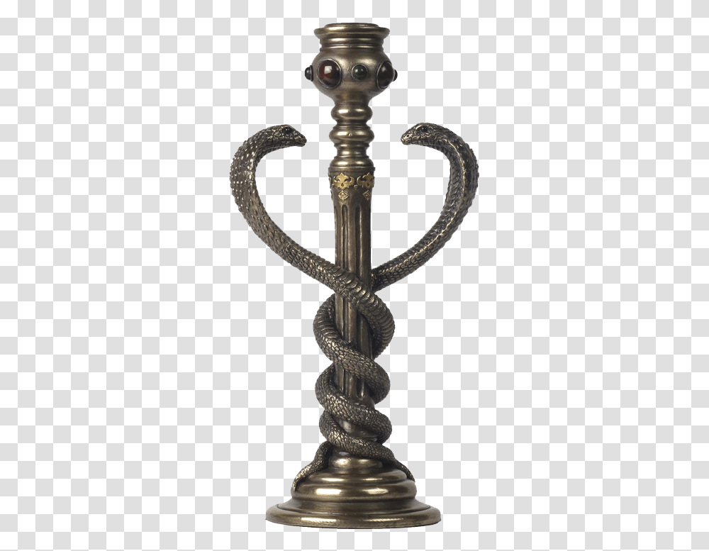 Double Cobra Candle Holder Snake Candle Holders, Cross, Rope, Handle Transparent Png