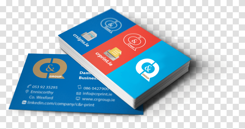 Double Company Business Card, Paper, Advertisement, Poster Transparent Png