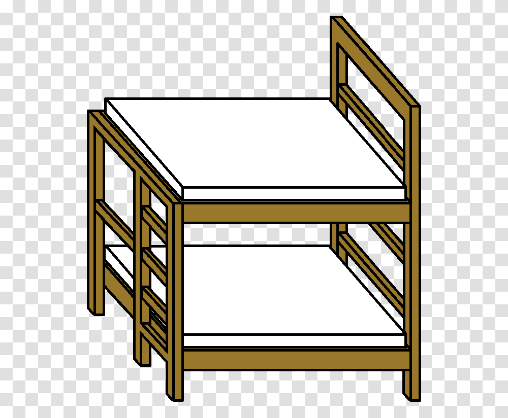 Double Deck Bed, Furniture, Bunk Bed, Table, Building Transparent Png