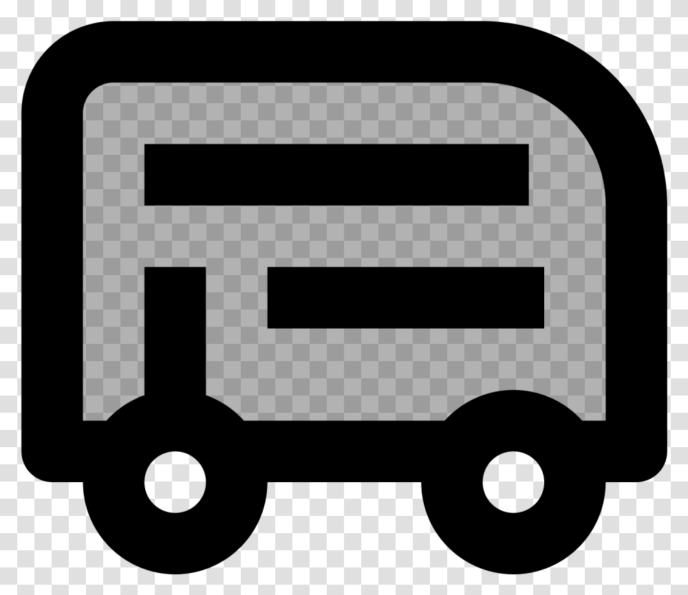 Double Decker Bus Icon Clipart Download, Gray, World Of Warcraft Transparent Png