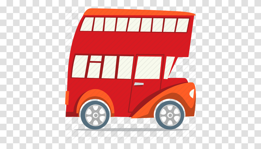 Double Decker Bus London Bus Transportation Icon, Vehicle, Fire Truck, Van, Hubcap Transparent Png