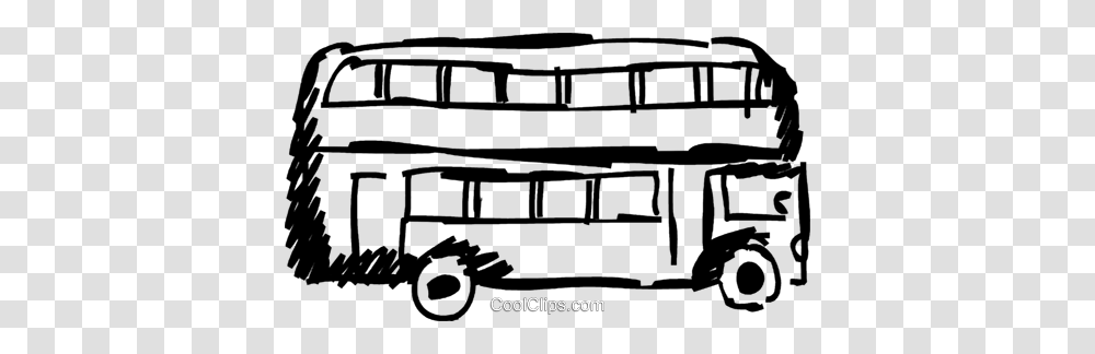 Double Decker Bus Royalty Free Vector Clip Art Illustration, Transportation, Vehicle, Spoke, Nature Transparent Png