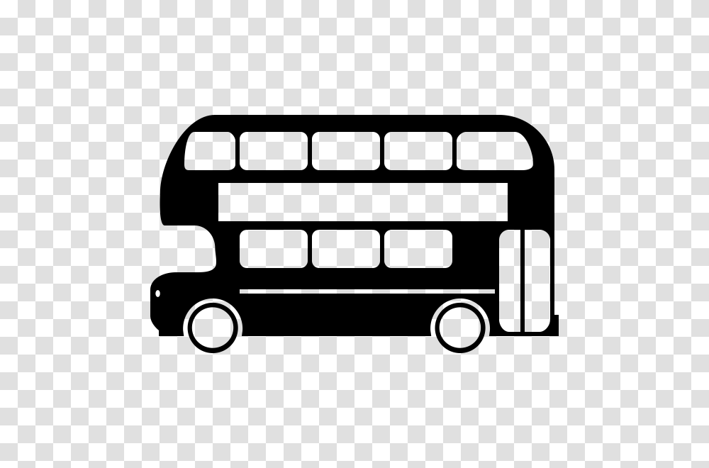 Double Decker Bus Rubber Stamp Stampmore, Gray, World Of Warcraft Transparent Png