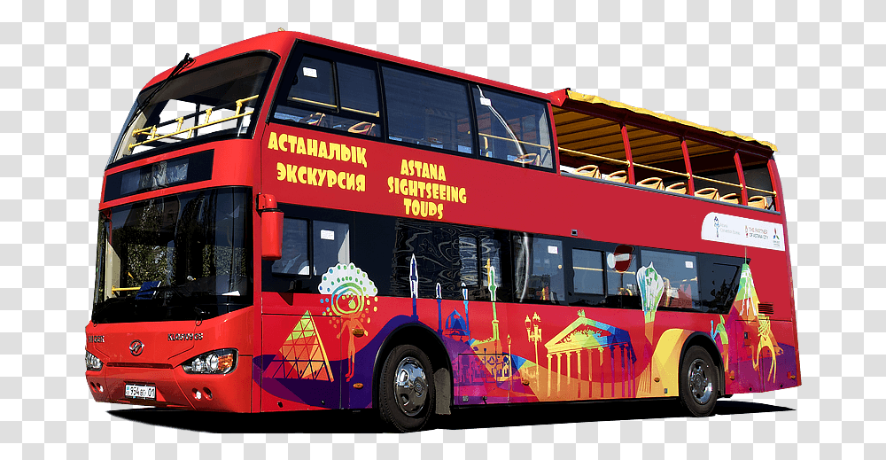 Double Decker Bus, Vehicle, Transportation, Tour Bus Transparent Png
