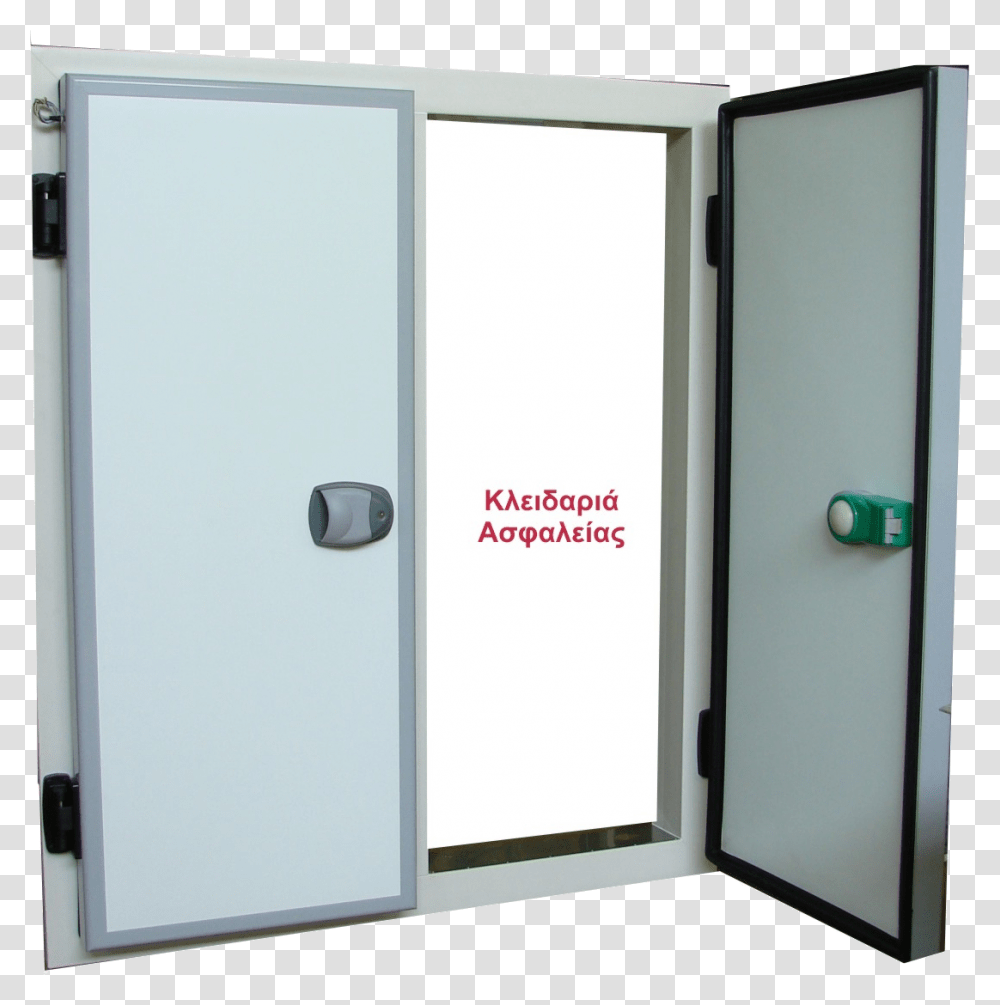 Double Door Cold Room Double Doors, Furniture, Cabinet, Medicine Chest, Sliding Door Transparent Png