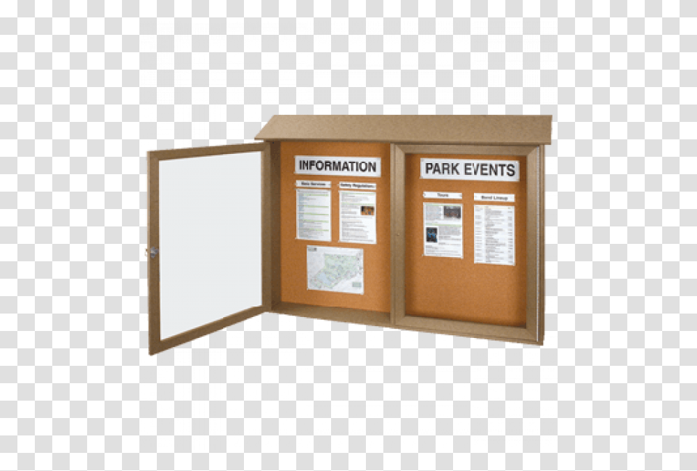 Double Door Message Board Bulletin Board, File Binder, File Folder, Furniture, Tabletop Transparent Png