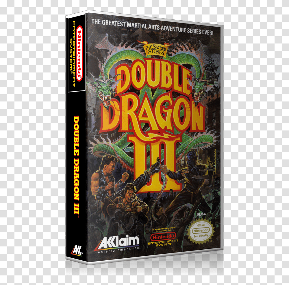 Double Dragon 3 Box, Poster, Advertisement, Person Transparent Png
